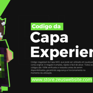 CÓDIGO DA CAPA MINECRAFT EXPERIENCE