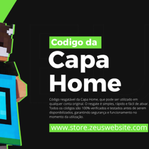 CÓDIGO CAPA MINECRAFT HOME